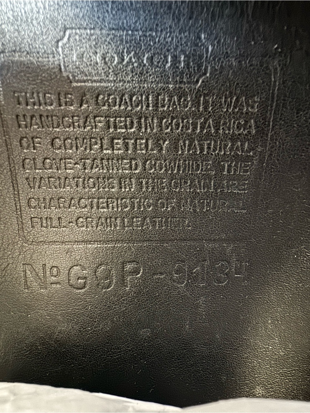 Vintage Coach Hippie Flap - Picture 3 of 4